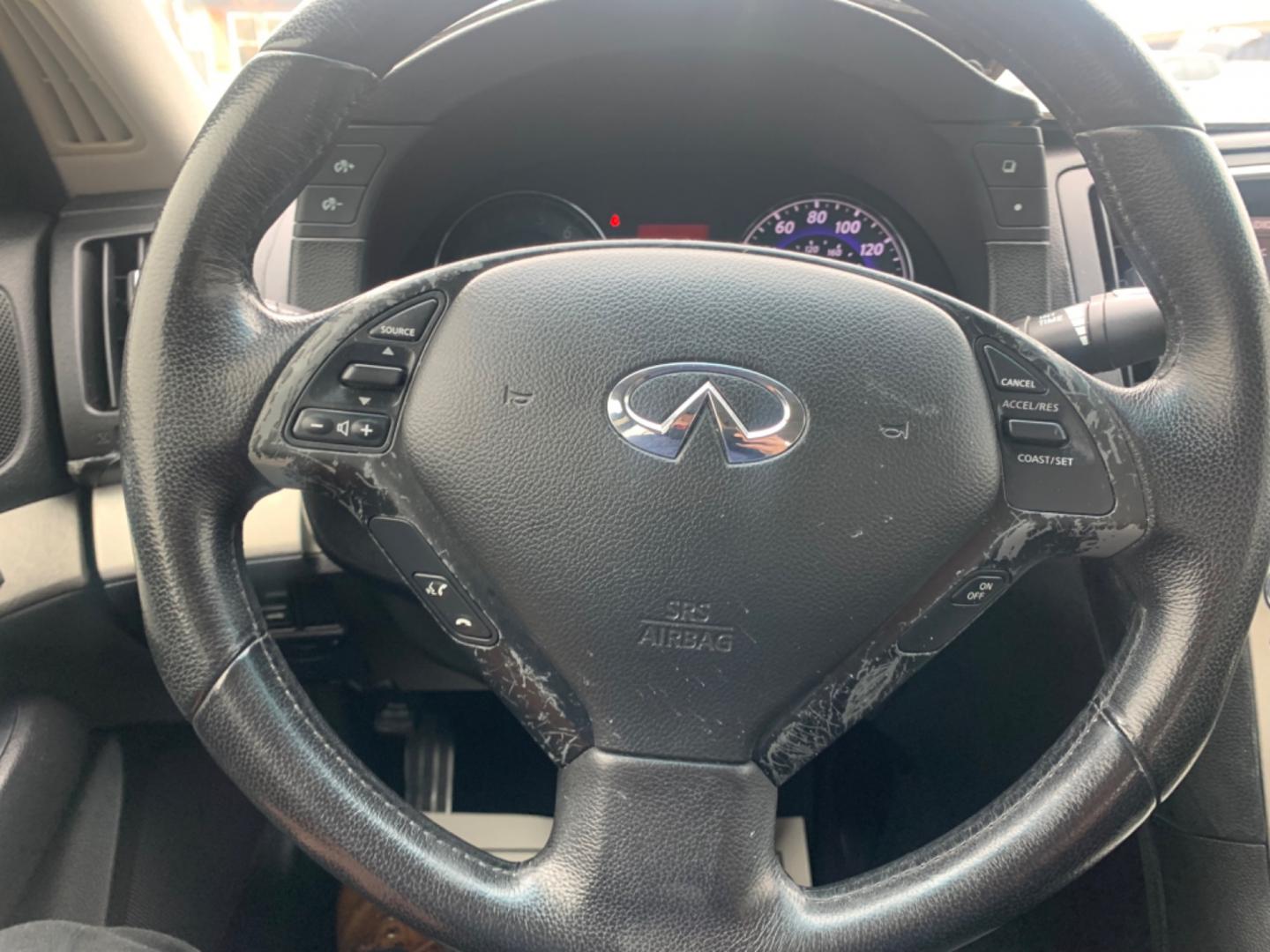 2008 Gray /Black Infiniti G35 Base (JNKBV61E28M) with an 3.5L V6 DOHC 24V engine, Automatic transmission, located at 1830 North Belt Line Road, Irving, TX, 75061, (469) 524-0199, 32.834373, -96.993584 - Photo#13